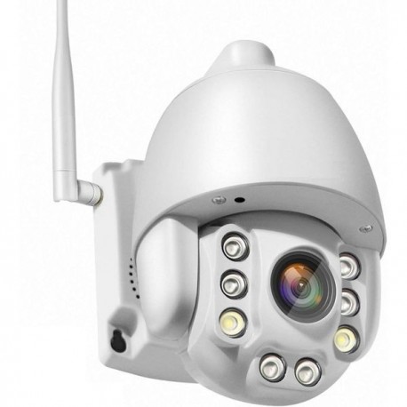 Caméra de surveillance pour extérieur à tête rotative Carte SIM 3G et 4G Zoom X5