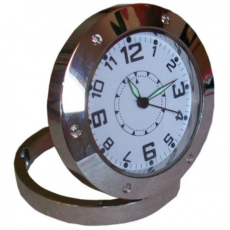 Mini horloge espion ronde