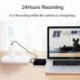 Réveil à caméra espion HD 1080P vision à infrarouge rectangle 