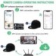 Casquette baseball à caméra espion invisible Wifi HD détecteur de mouvement 