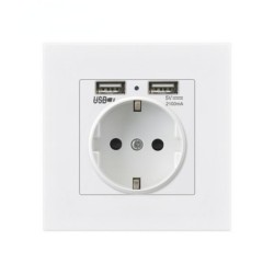 Prise murale caméra espion wifi indétéctable HD 1080P USB 5V 2A