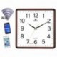 Horloge murale camera spy espion HD 720P Wifi et capteur de mouvement