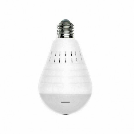 Ampoule à caméra espion vue panoramique 360° à Wifi 