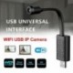 Caméra espion USB WIFI IP 1080P à vision à infrarouge 