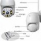 Caméra de surveillance à tête rotative 1080p audio bidirectionnel